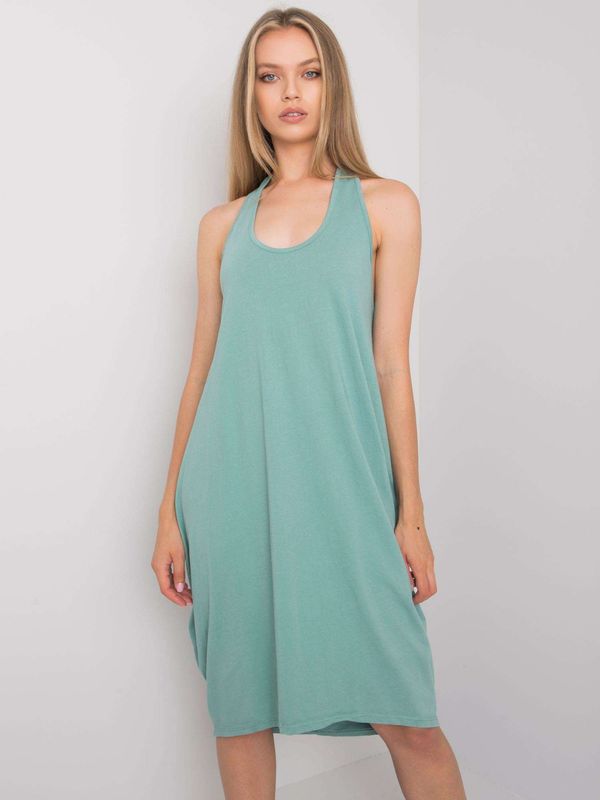 Fashionhunters OCH BELLA Mint sleeveless dress