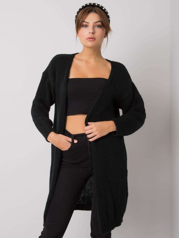 Fashionhunters OH BELLA Black knitted sweater