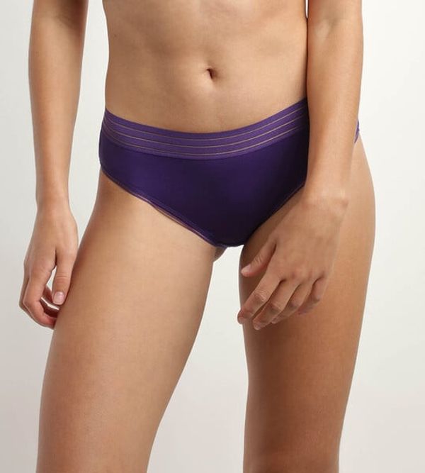 DIM OH MY DIM'S BIKINI - Fashionable panties with raised waist - purple