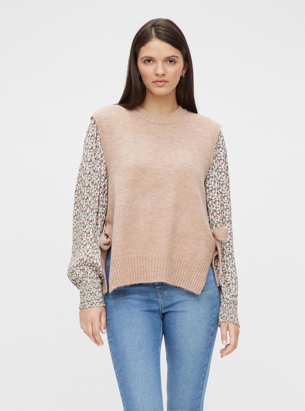 Pieces Old Pink Sweater Vest Pieces Alice - Women