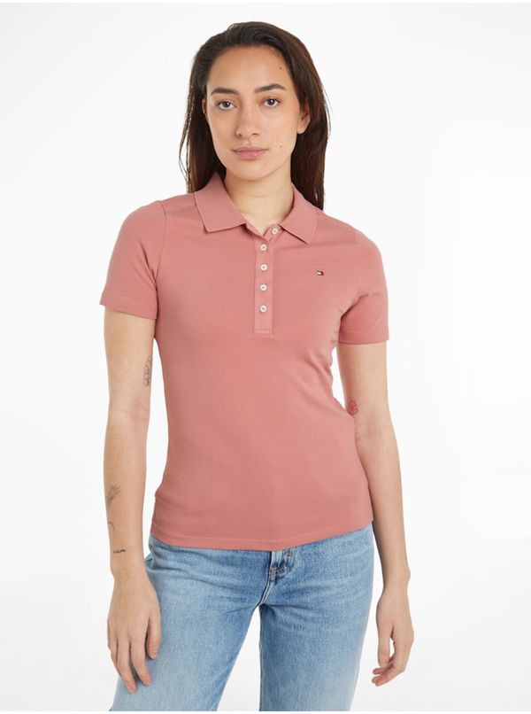 Tommy Hilfiger Old Rose Women's Polo Shirt Tommy Hilfiger 1985 Collection - Ladies