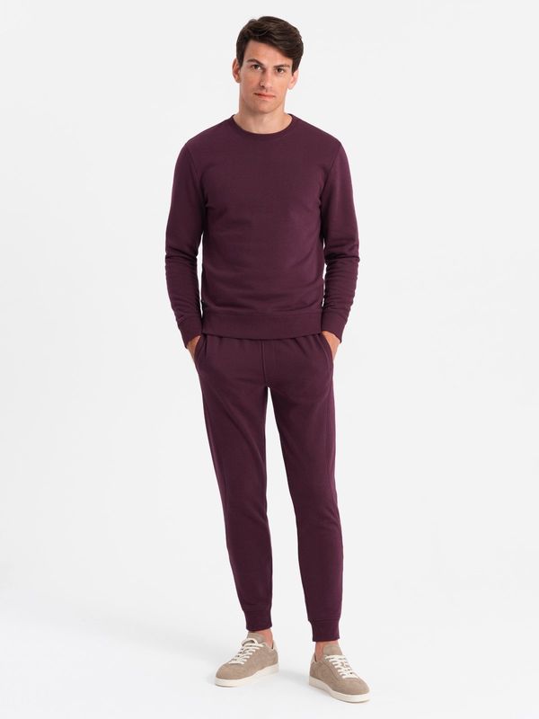 Ombre Ombre BASIC men's cotton sweatshirt set BASIC sweatshirt + joggers