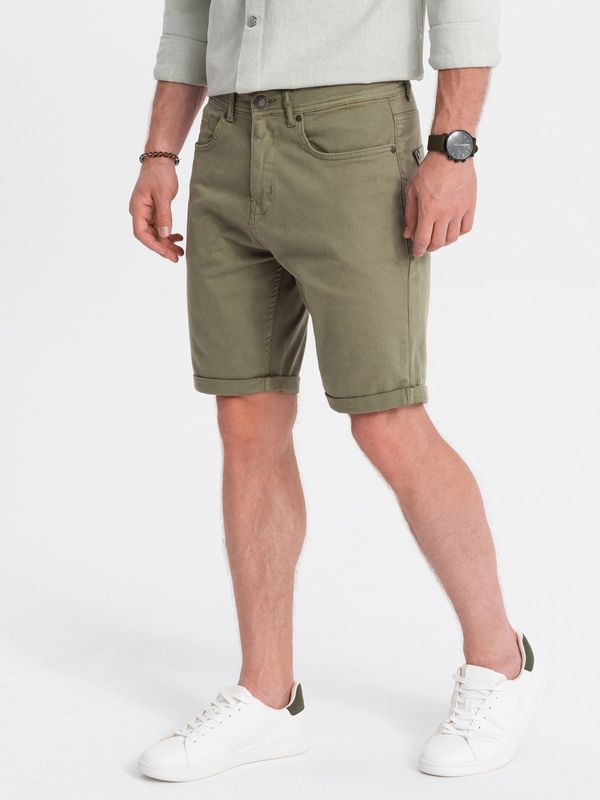 Ombre Ombre CHINO men's shorts - khaki