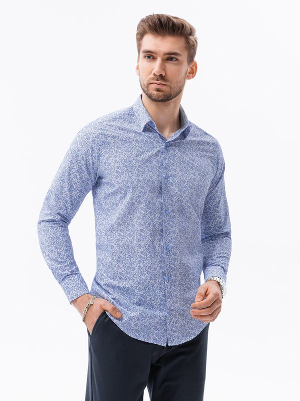 Ombre Ombre Clothing Men's shirt with long sleeves