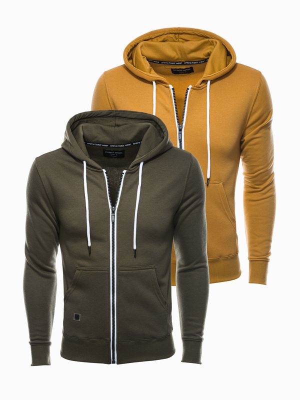Ombre Ombre Clothing Men's zip-up sweatshirt Z33