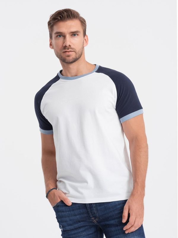 Ombre Ombre Men's cotton reglan t-shirt