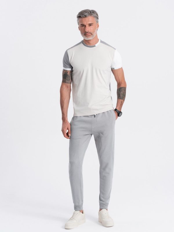 Ombre Ombre Men's jogger sweatpants - gray