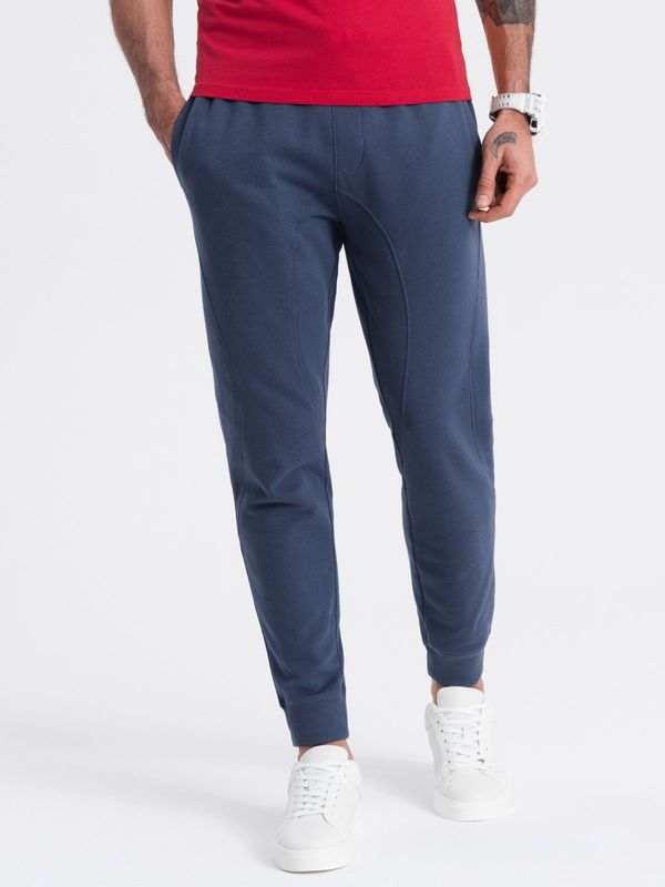 Ombre Ombre Men's jogger sweatpants - navy blue