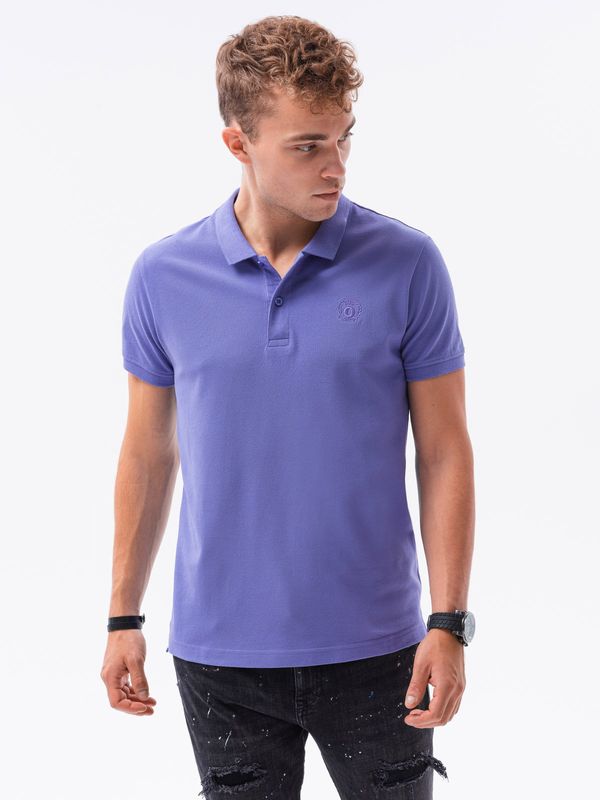 Ombre Ombre Men's pique knit polo shirt