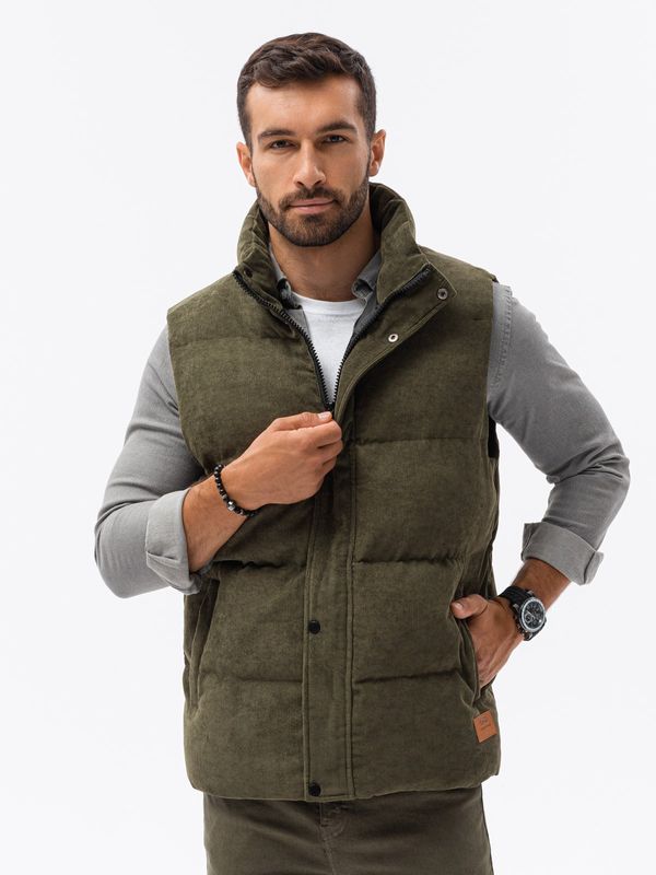 Ombre Ombre Men's quilted vest