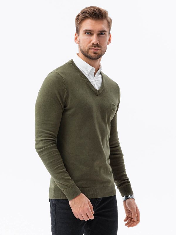 Ombre Ombre Men's sweater with white collar