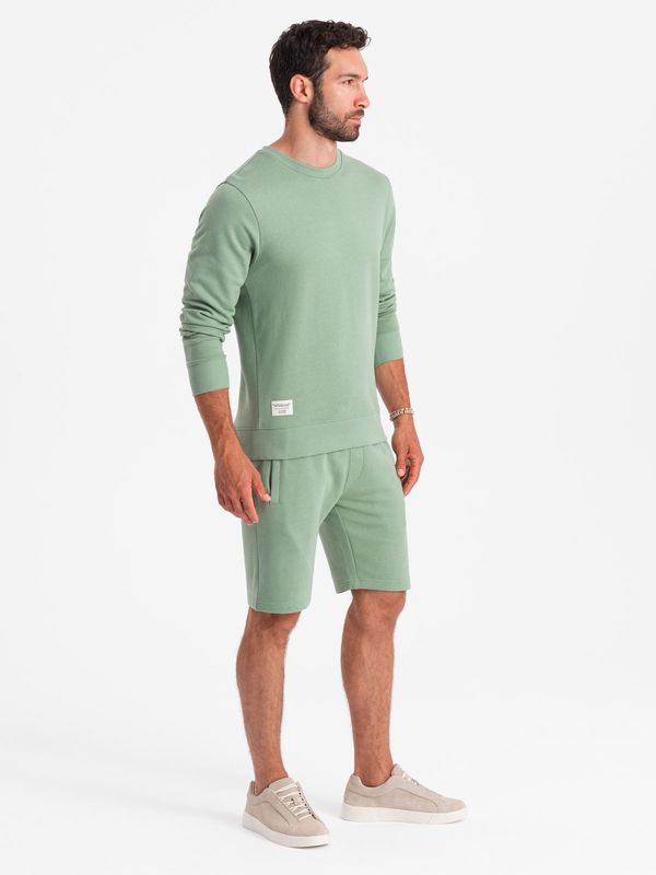 Ombre Ombre Men's sweatshirt set sweatshirt + shorts