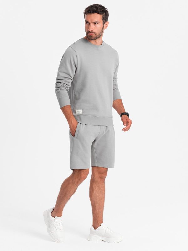 Ombre Ombre Men's sweatshirt set sweatshirt + shorts