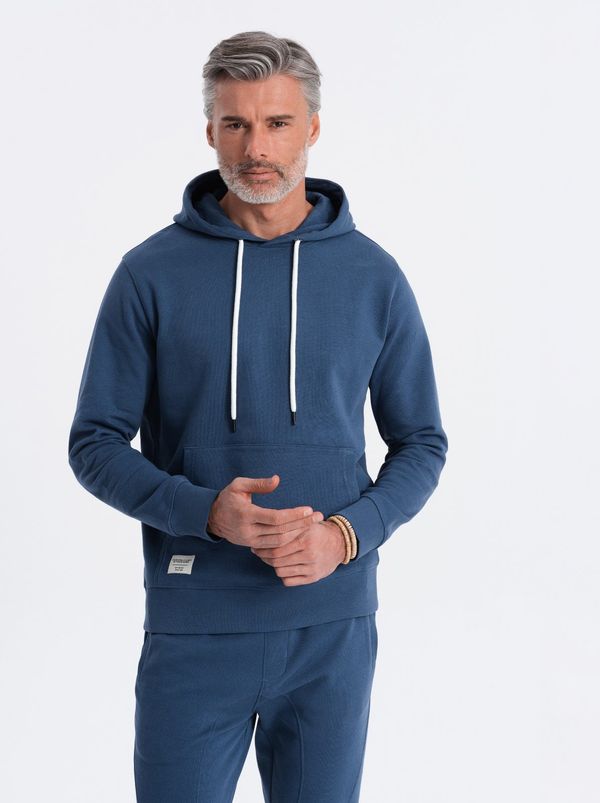 Ombre Ombre Men's tracksuit set kangaroo sweatshirt + jogger pants