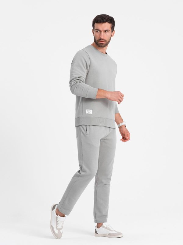 Ombre Ombre Men's tracksuit set pants + sweatshirt