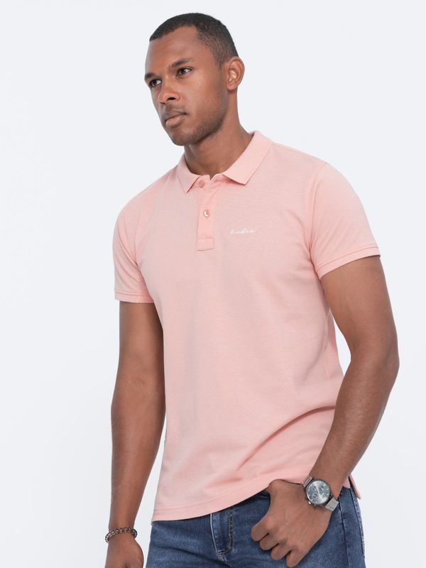 Ombre Ombre Pique knit polo shirt