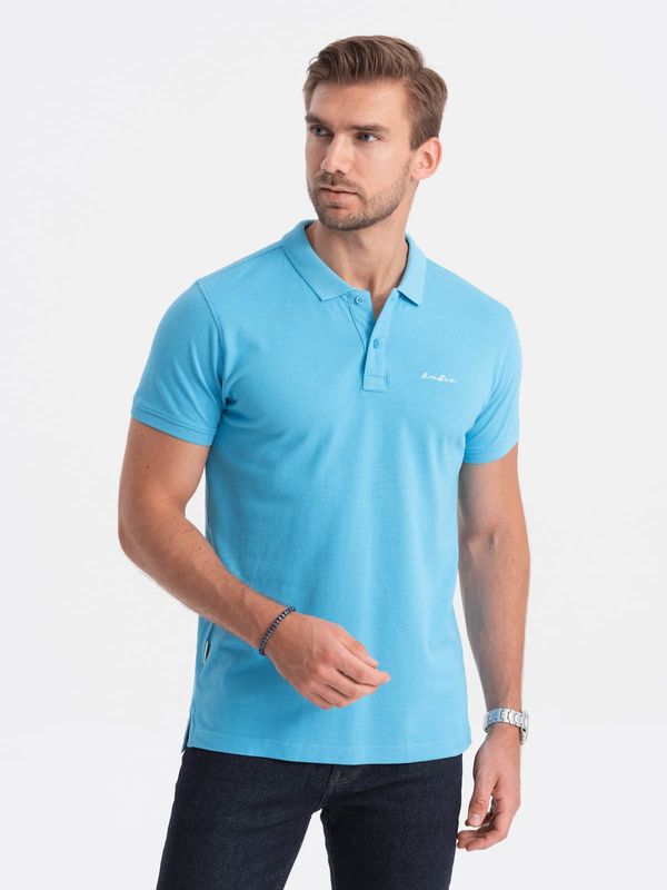 Ombre Ombre Pique knit polo shirt