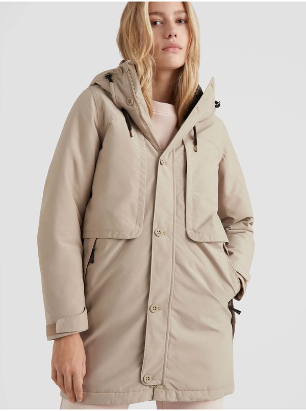 O'Neill ONeill Beige women's parka O'Neill Explorer - Women's