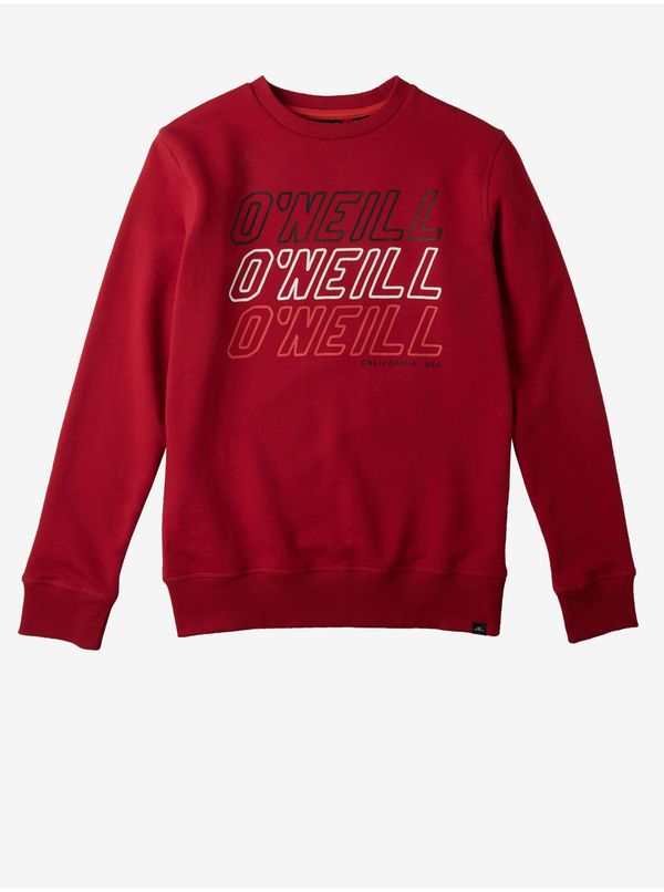 O'Neill ONeill Red Kids' Sweatshirt O'Neill All Year Crew - Girls