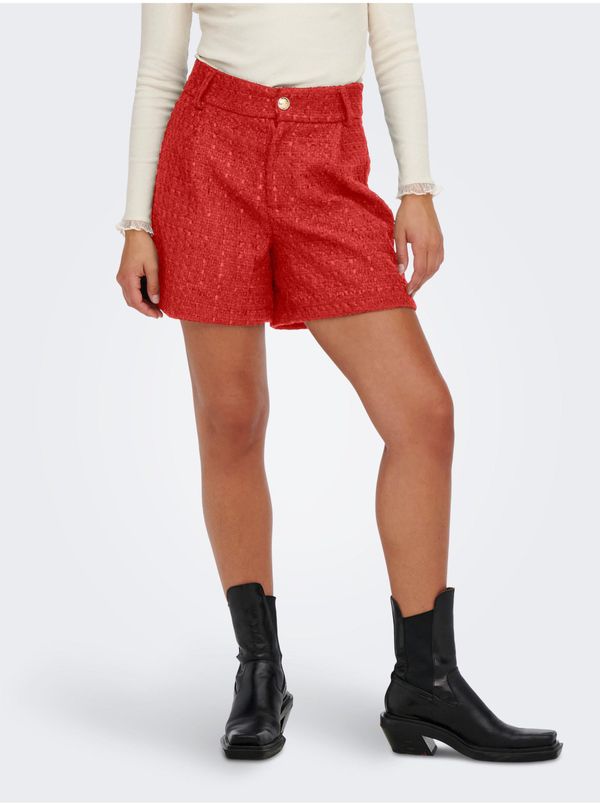 Only ONLY Kennedy Red Shorts - Women
