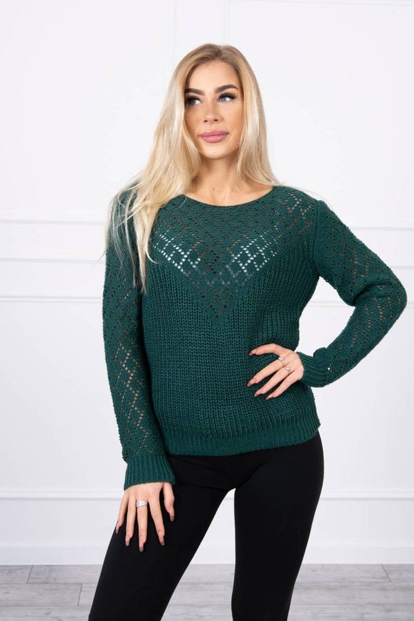 Kesi Openwork sweater green