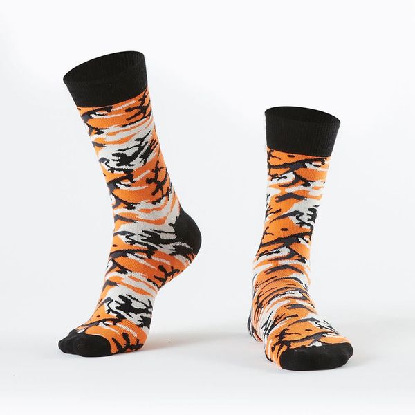 FASARDI Orange Camo Mens Socks