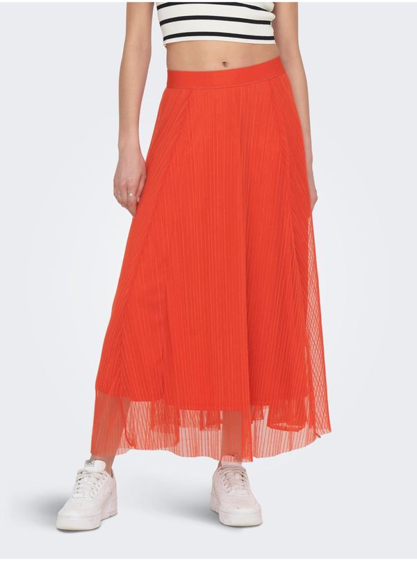 Only Orange Ladies Maxi Skirt ONLY Lavina - Women