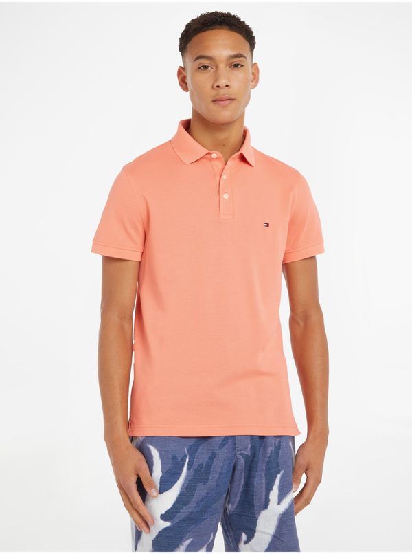 Tommy Hilfiger Orange Mens Polo T-Shirt Tommy Hilfiger - Men