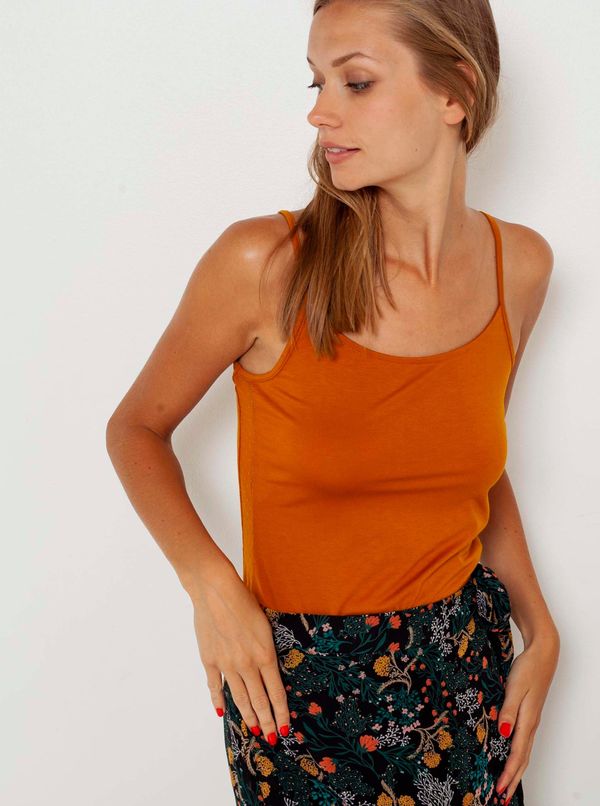 CAMAIEU Orange Tank Top CAMAIEU - Women