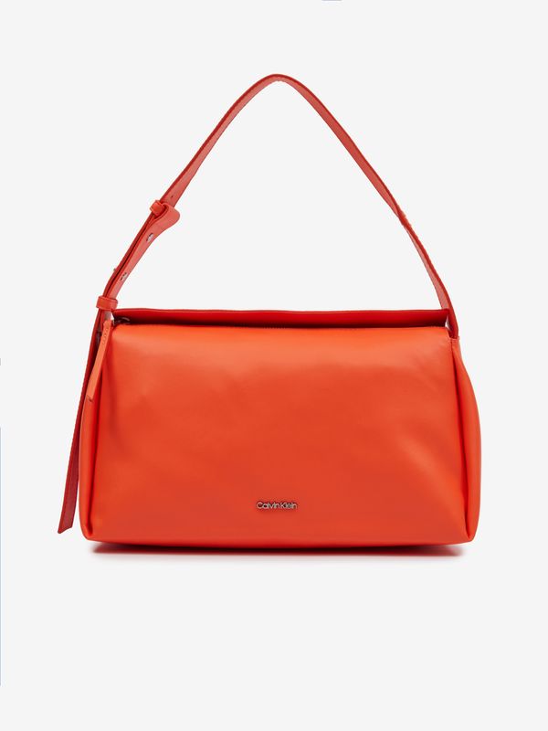 Calvin Klein Orange women's handbag Calvin Klein Gracie Shoulder Bag