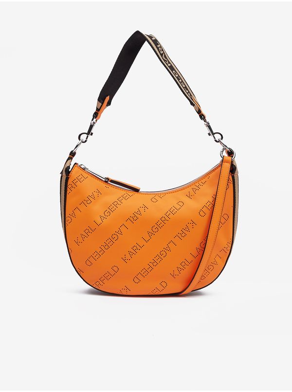 Karl Lagerfeld Orange women's handbag KARL LAGERFELD Moon SM Shoulderbag - Women