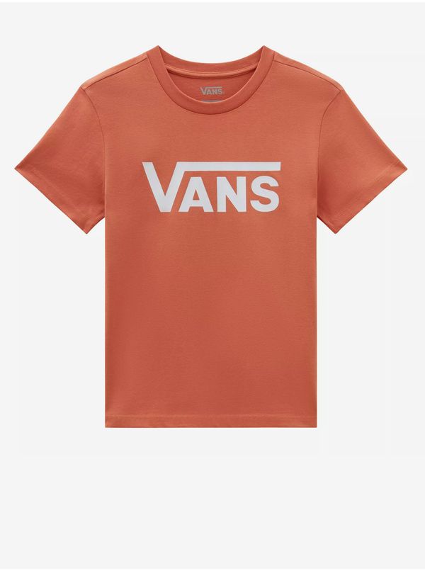 Vans Orange women's T-shirt VANS Flying V - Women