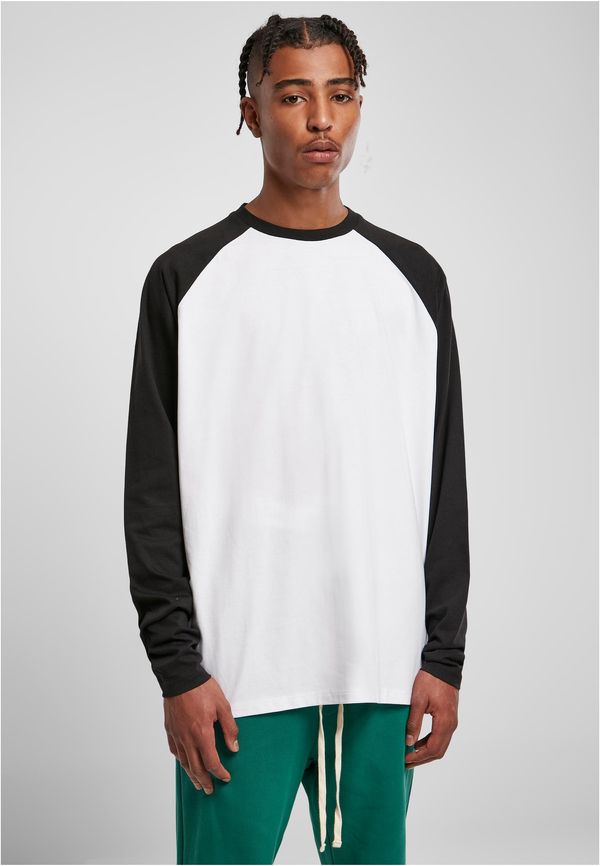 Urban Classics Organic Oversized Raglan Long Sleeves White/Black