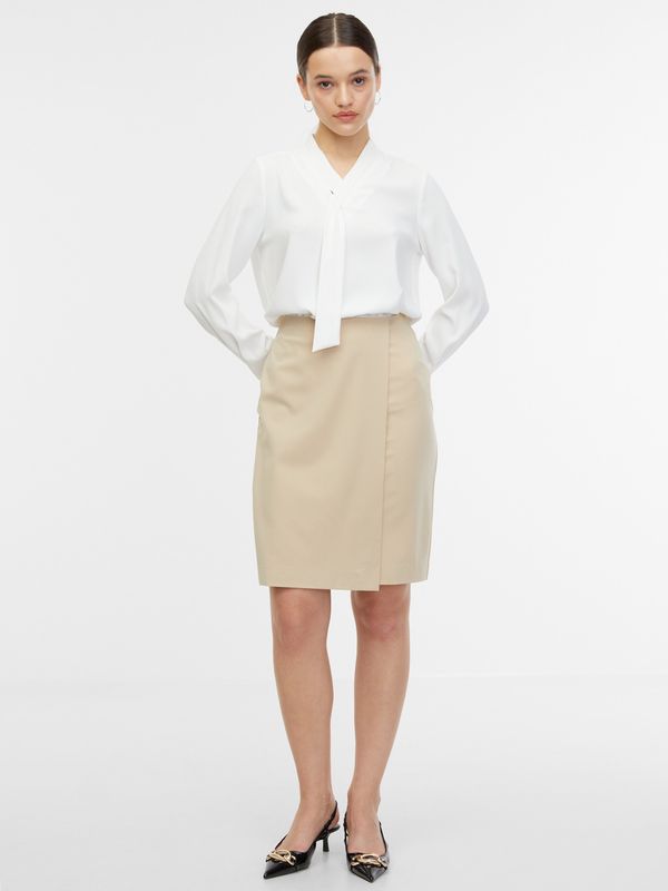 Orsay Orsay Beige Ladies Pencil Skirt - Women