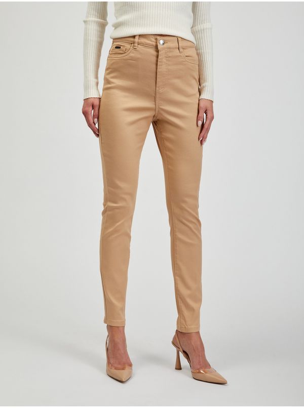 Orsay Orsay Beige Women Skinny Fit Pants Paul - Women