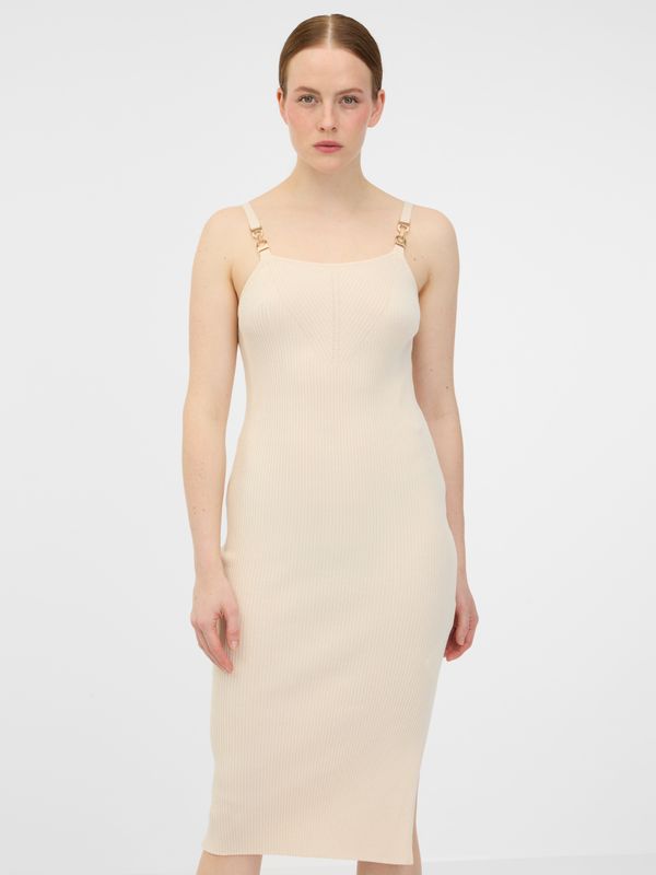 Orsay Orsay Beige women's midi dress - Women's