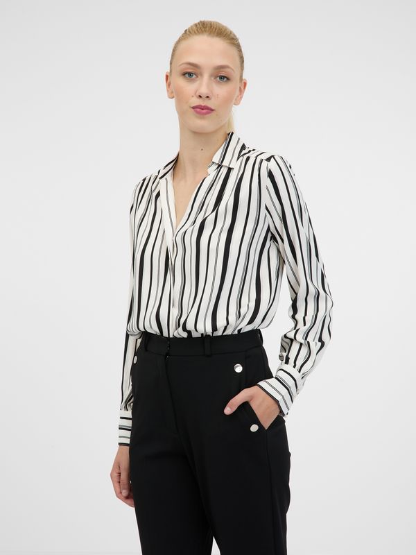 Orsay Orsay Black and white women's blouse - Women's