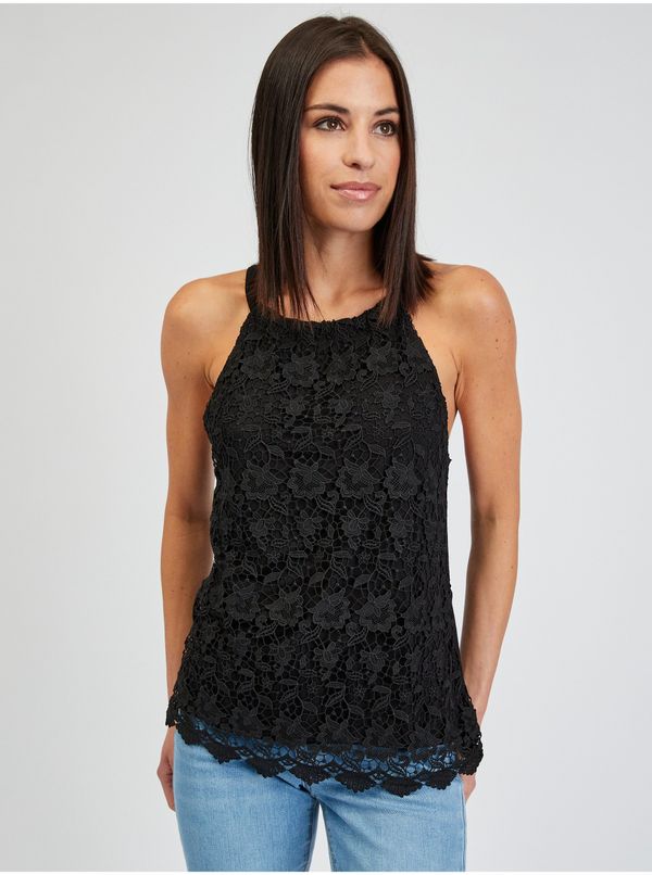 Orsay Orsay Black Ladies Lace Tank Top - Women