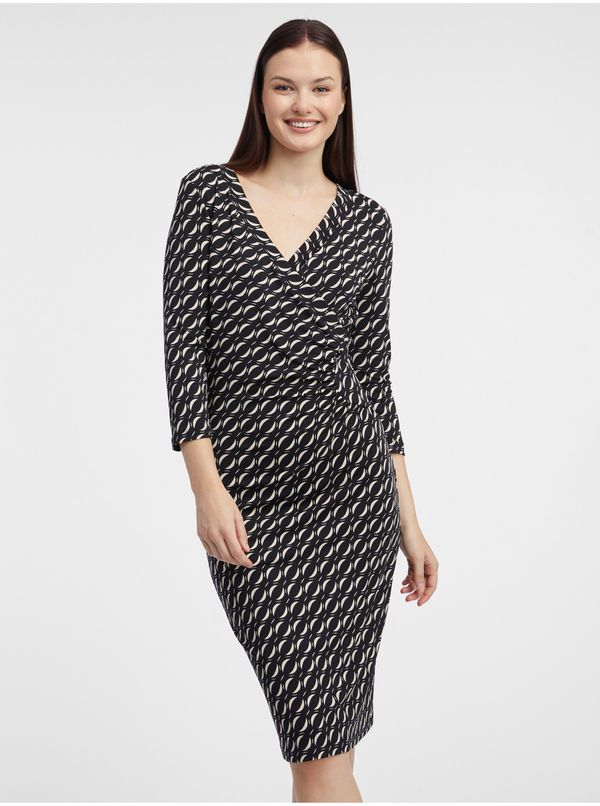 Orsay Orsay Black Women Patterned Sheath Dress - Women