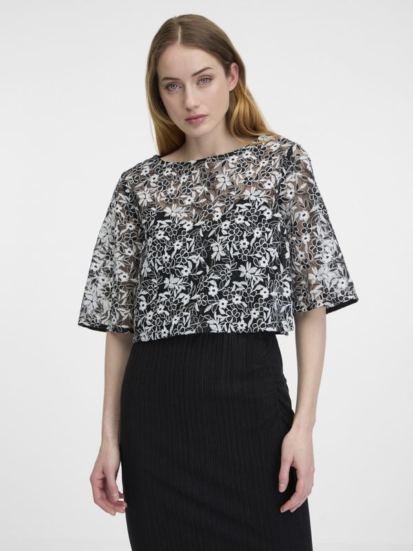 Orsay Orsay Black women's patterned blouse - Women's