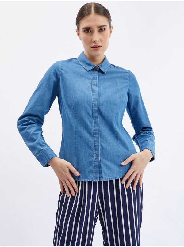 Orsay Orsay Blue Denim Shirt - Vrouwen
