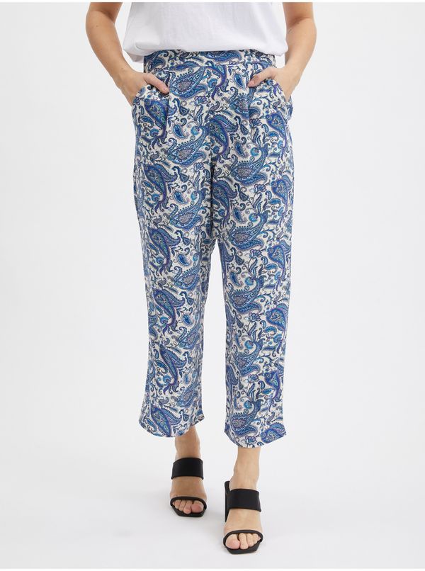 Orsay Orsay Blue Women Patterned Culottes - Women