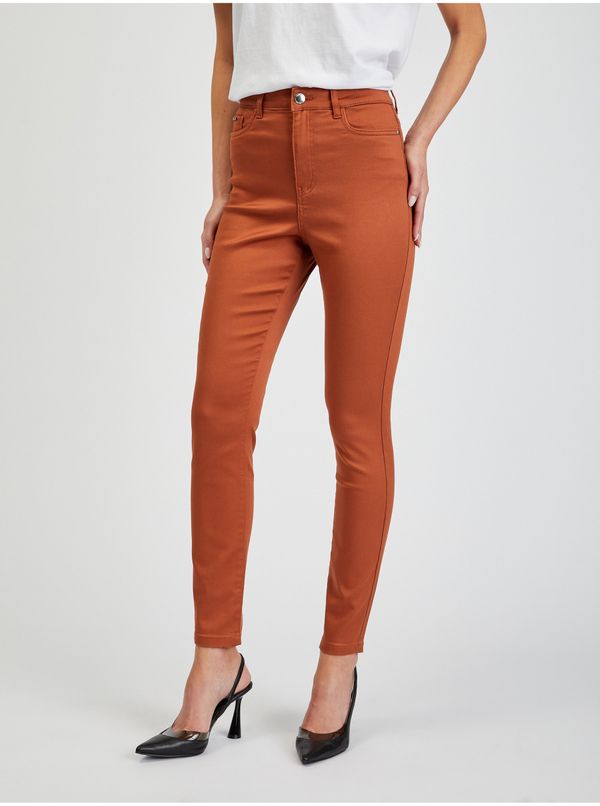 Orsay Orsay Brown Ladies Skinny Fit Pants Paul - Women