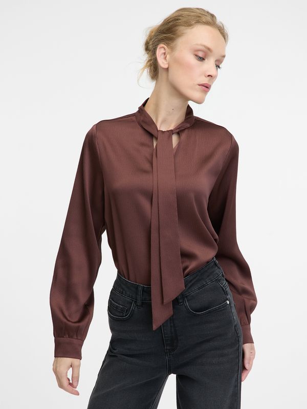 Orsay Orsay Brown women's blouse - Women's