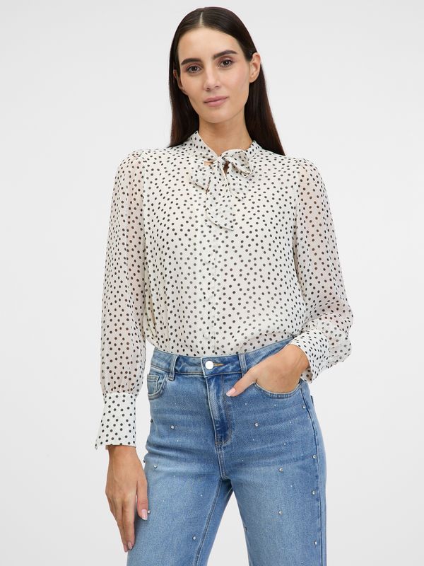 Orsay Orsay Cream Women's Blouse - Women's