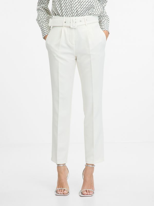 Orsay Orsay Cream women's trousers - Women's