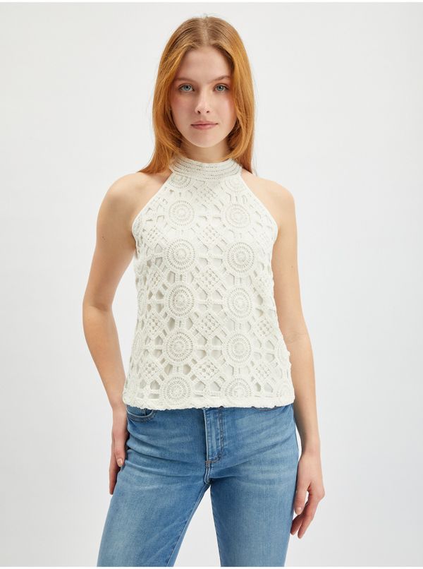 Orsay Orsay Creamy Women's Lace Top - Women