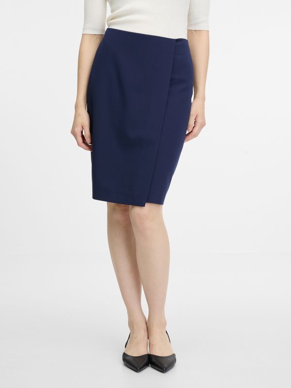 Orsay Orsay Dark blue ladies pencil skirt - Ladies