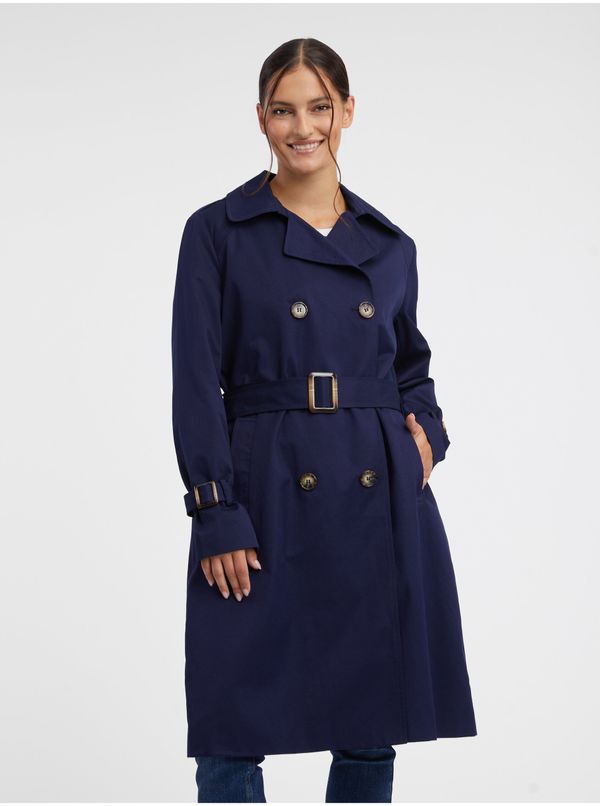 Orsay Orsay Dark blue ladies trench coat - Ladies