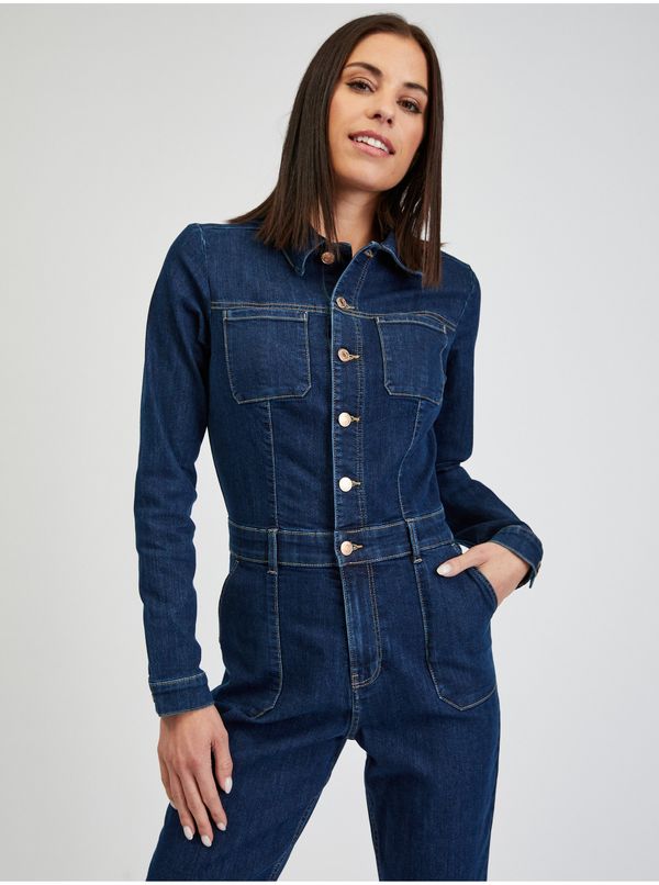 Orsay Orsay Dark blue Womens Denim Overall - Women